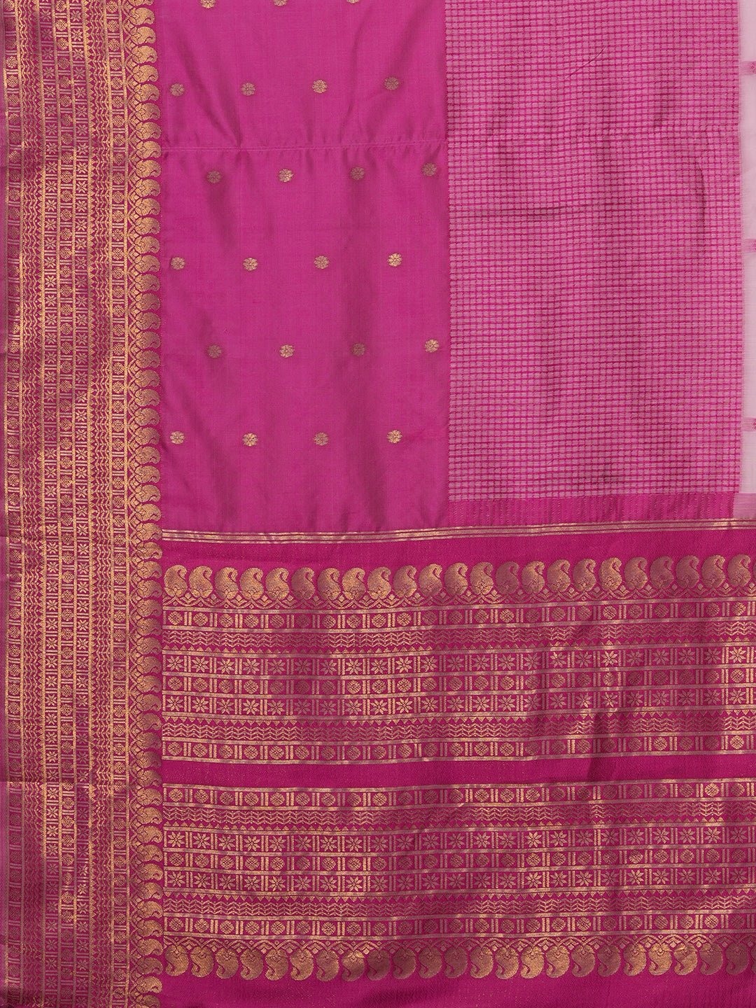 Blush Pink vekatgiri Saree - Ressa