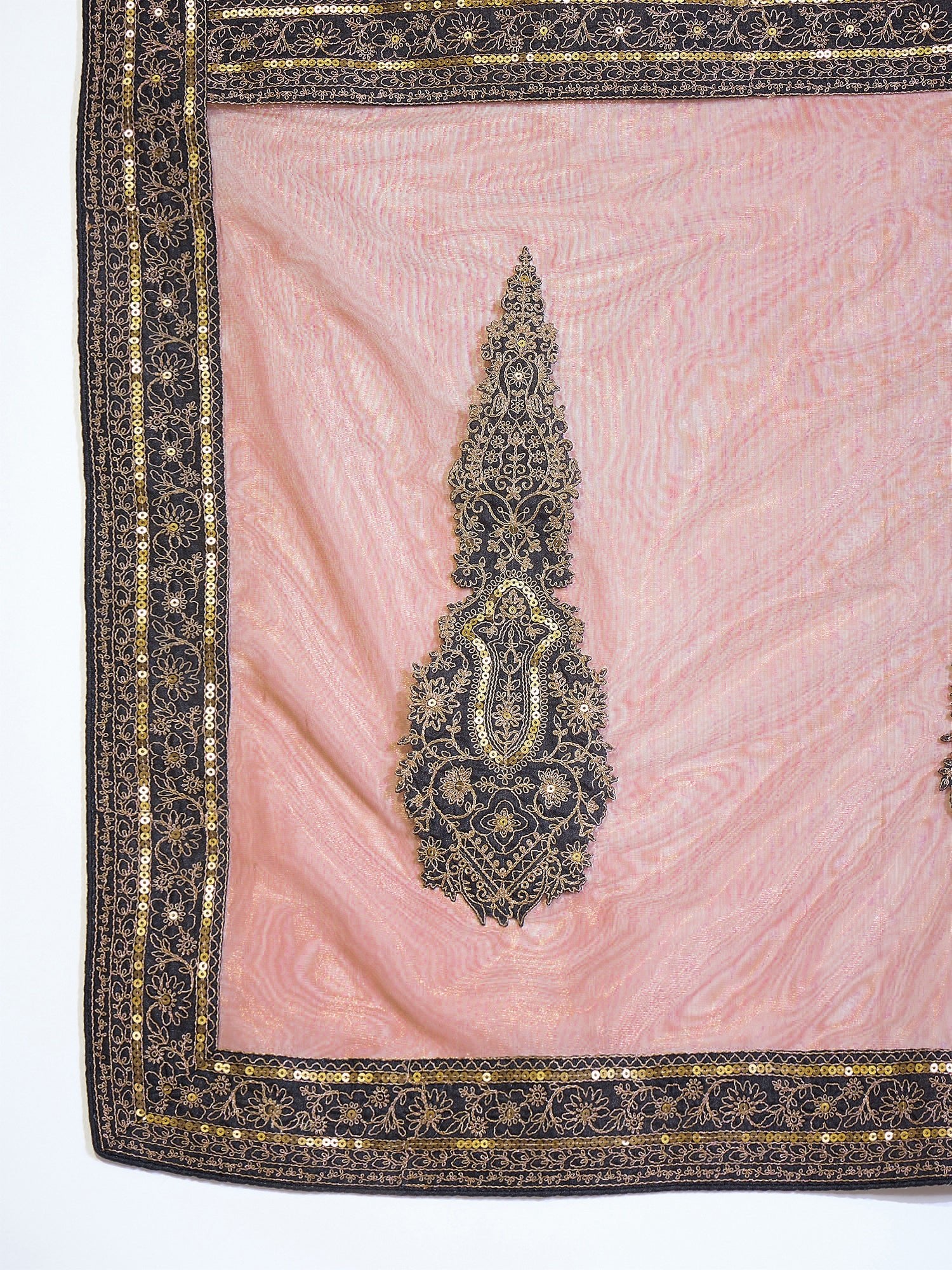 Bronze Metallic Tissue Silk Saree - Ressa