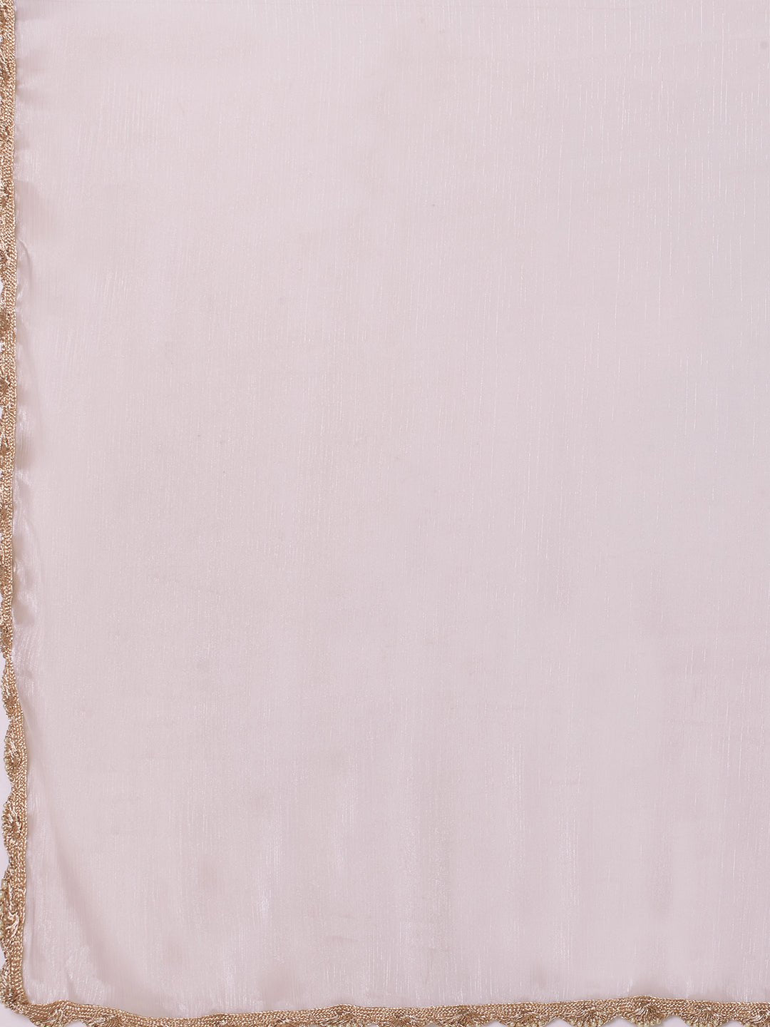 Chiffon Gold Scallop Saree - Ressa