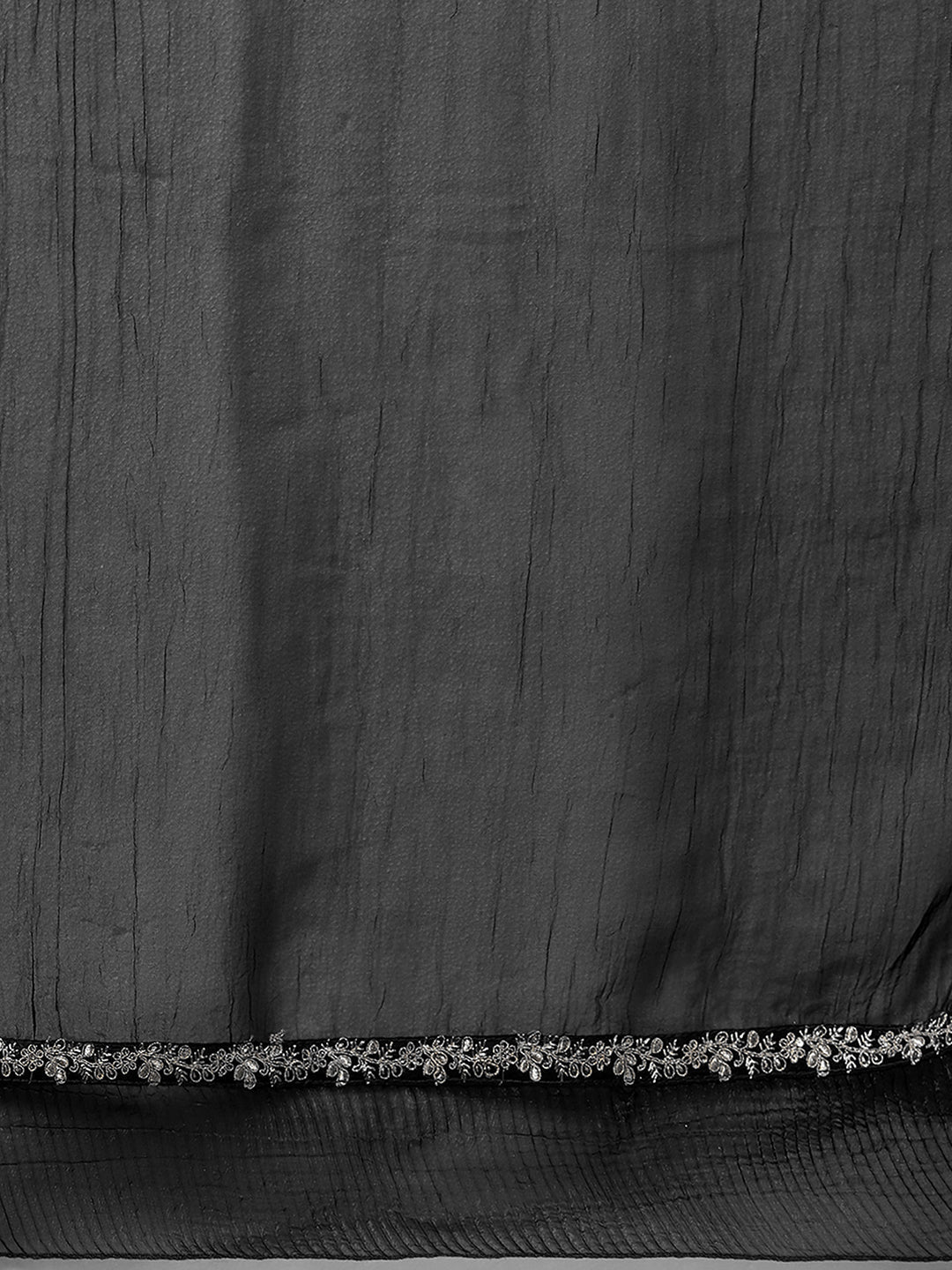 Classic Black Georgette Saree - Ressa