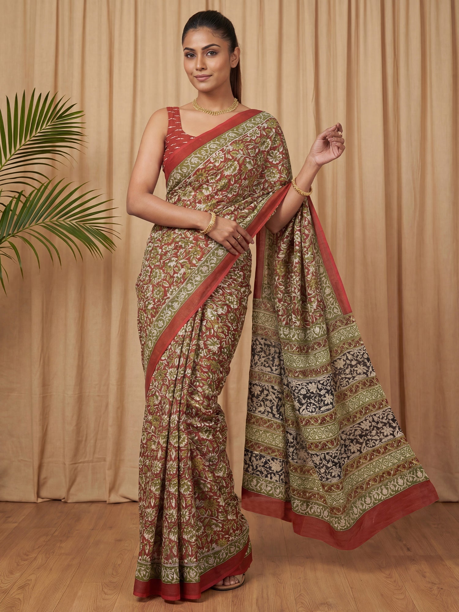 Cotton Mulmul Saree - Ressa