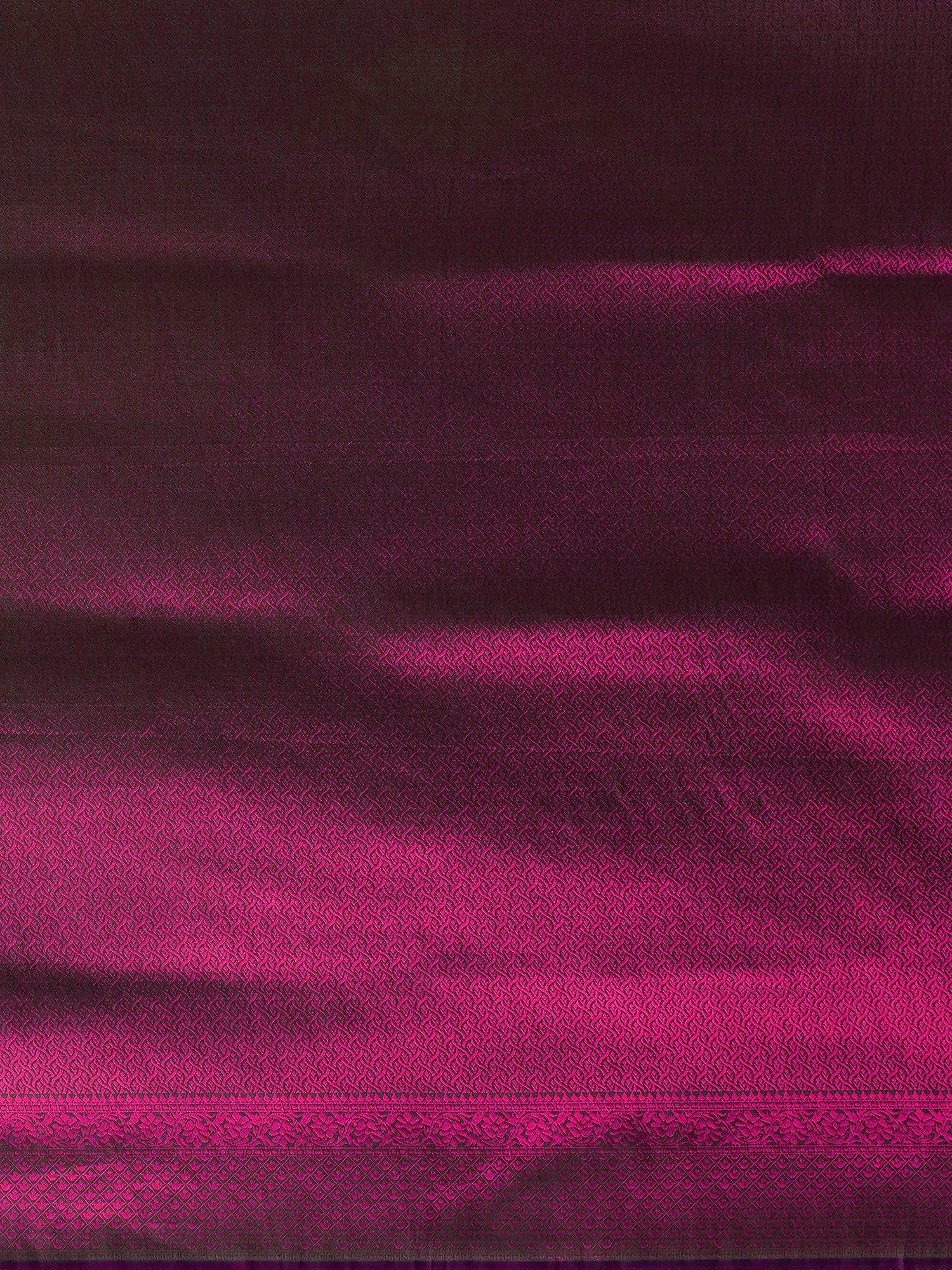 Deep Plum & Magenta Silk Saree - Ressa
