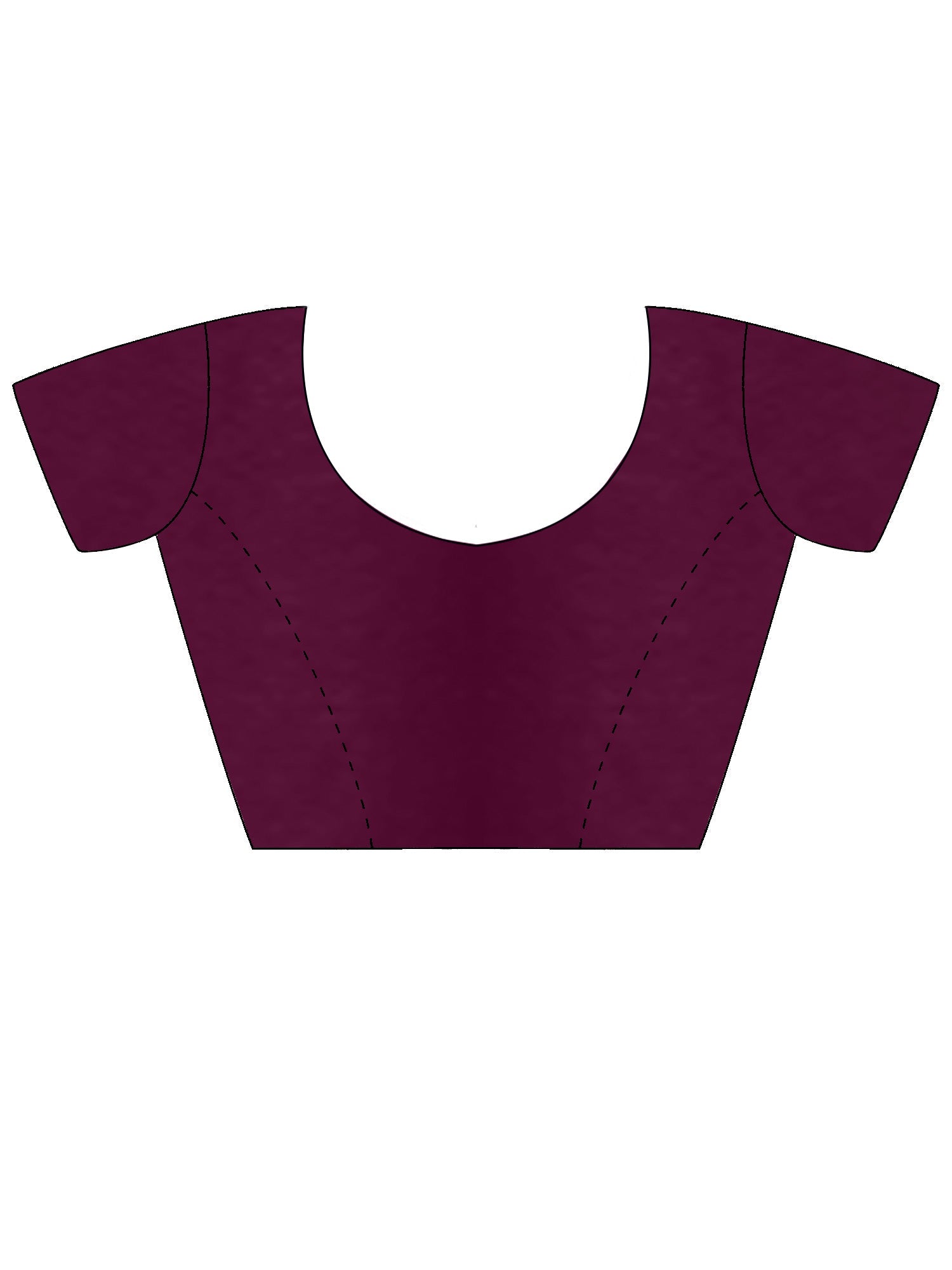Deep Wine Georgette Gota Patti Leheriya Stripes Saree - Ressa