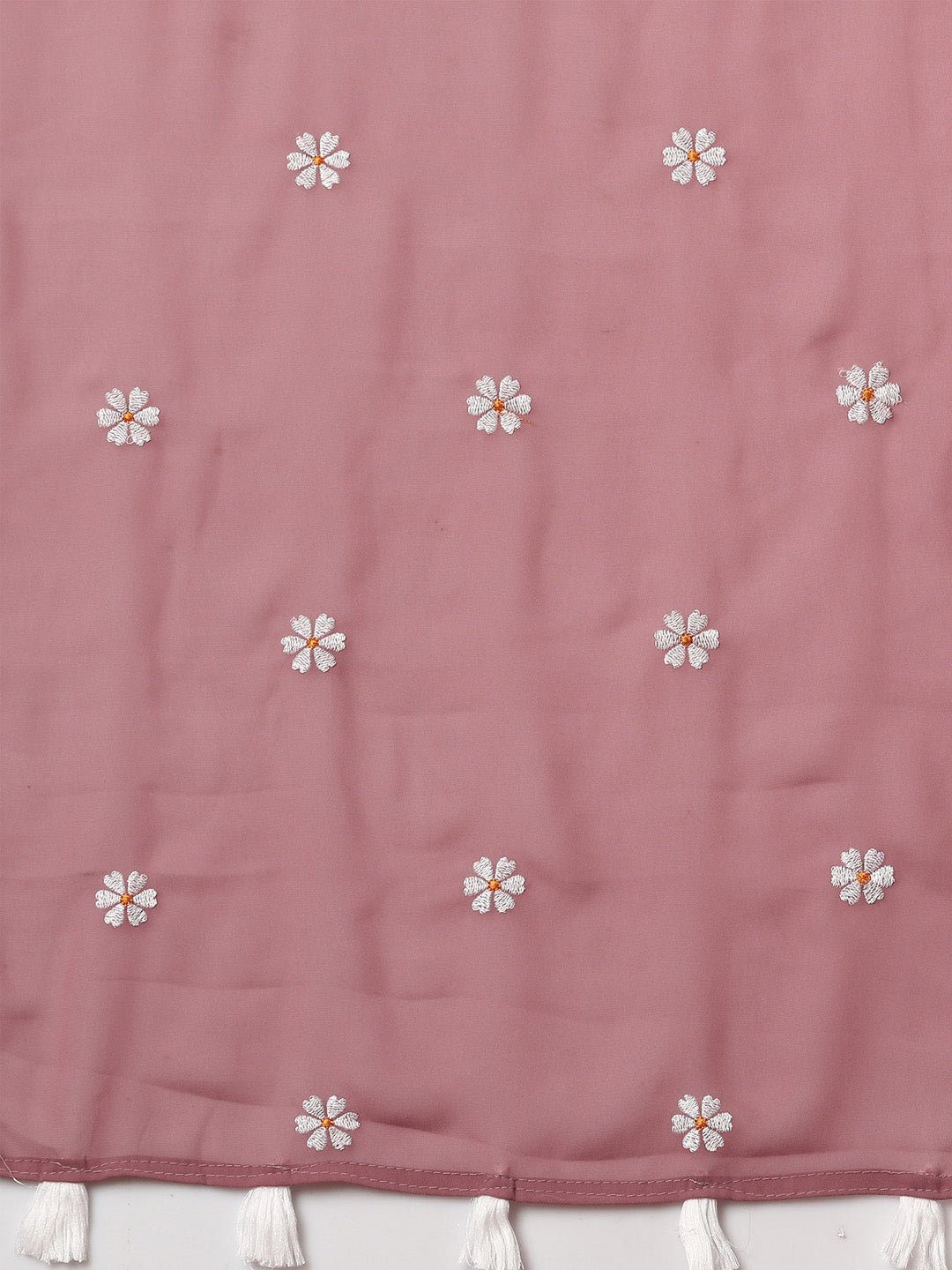 Dusty Rose Georgette Saree - Ressa