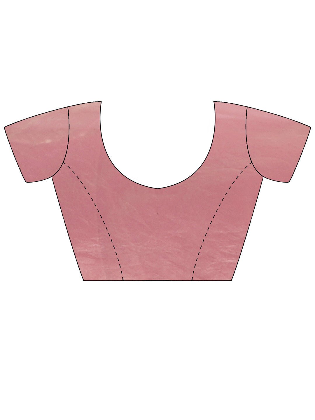 Elegant Baby Pink Silk Blend Saree - Ressa