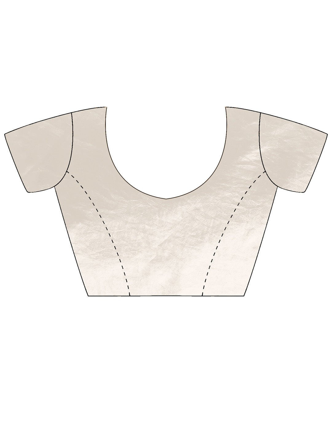 Elegant Off-White Polyester Saree - Ressa