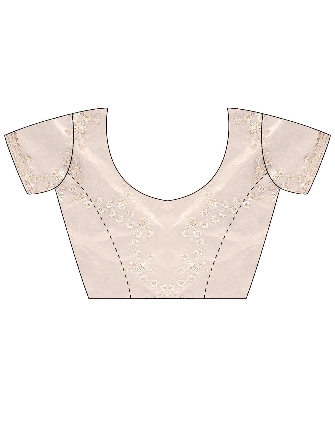Embellished Embroidered Tissue Work Saree - Ressa