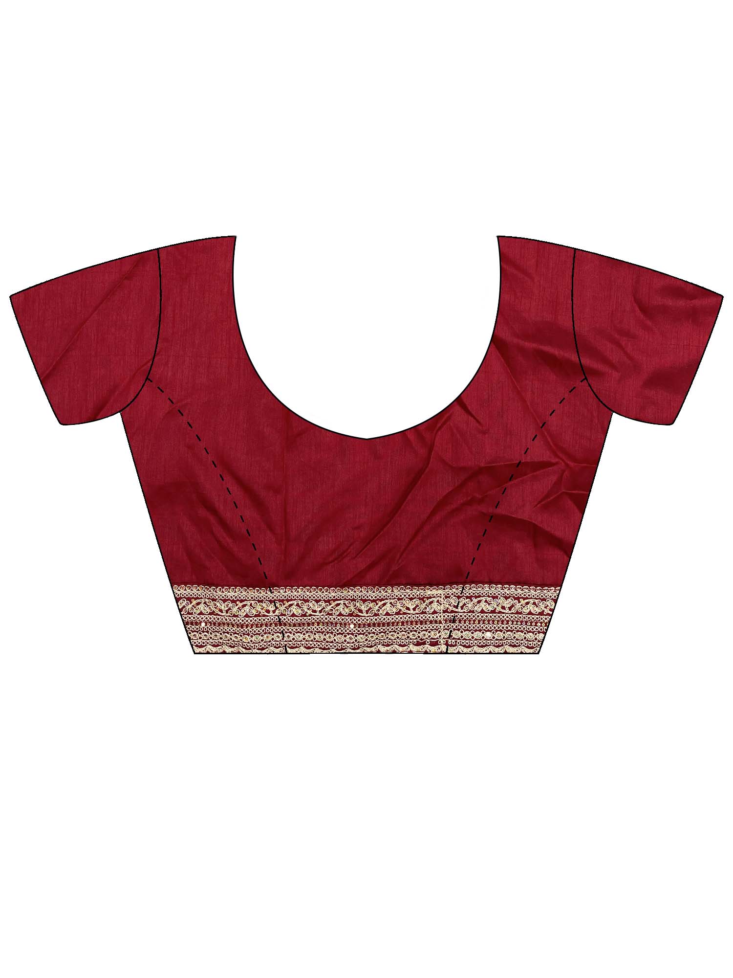 Embellished Sequinned Organza Saree - Ressa