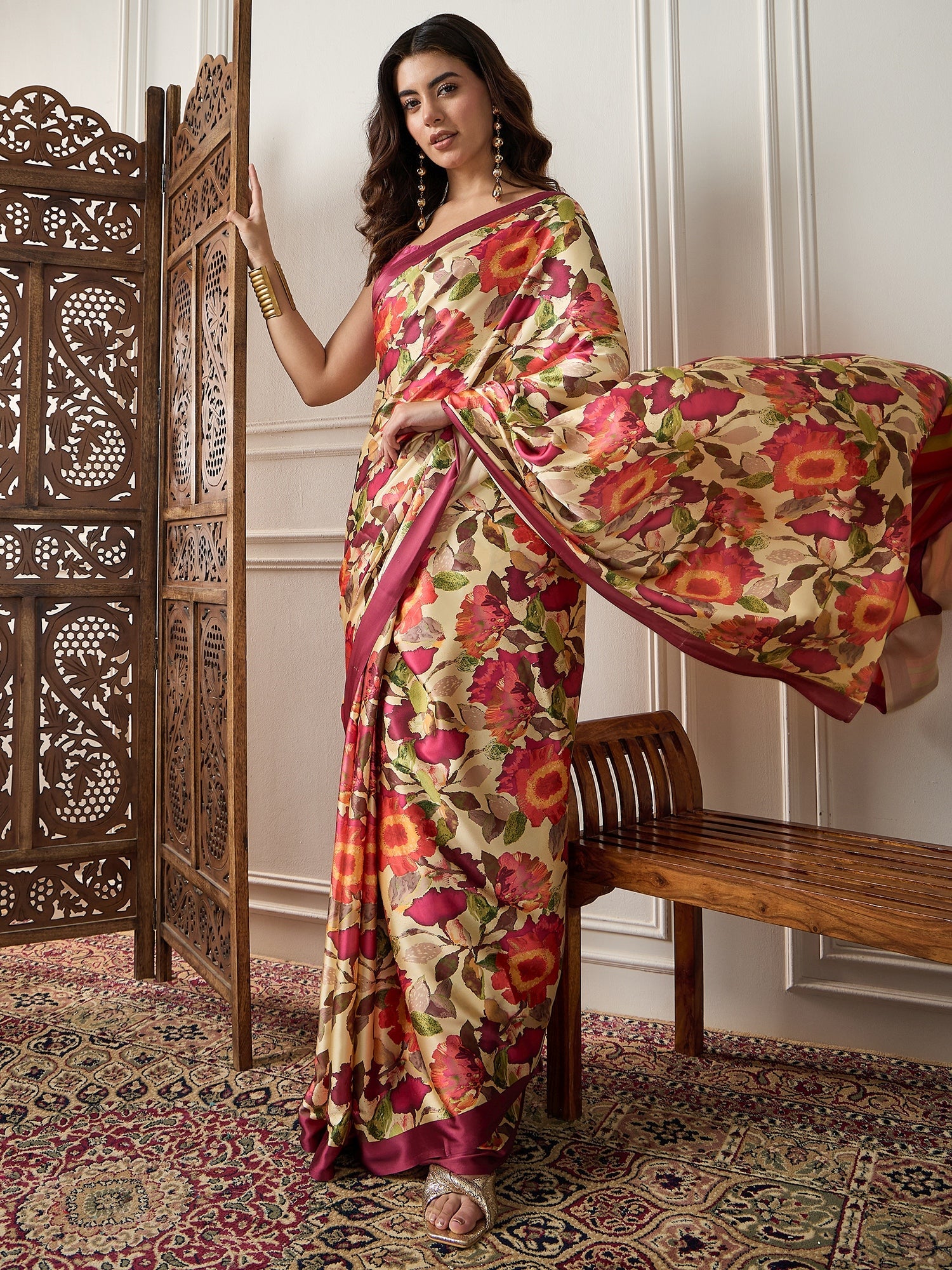 Embroidered Georgette Saree - Ressa