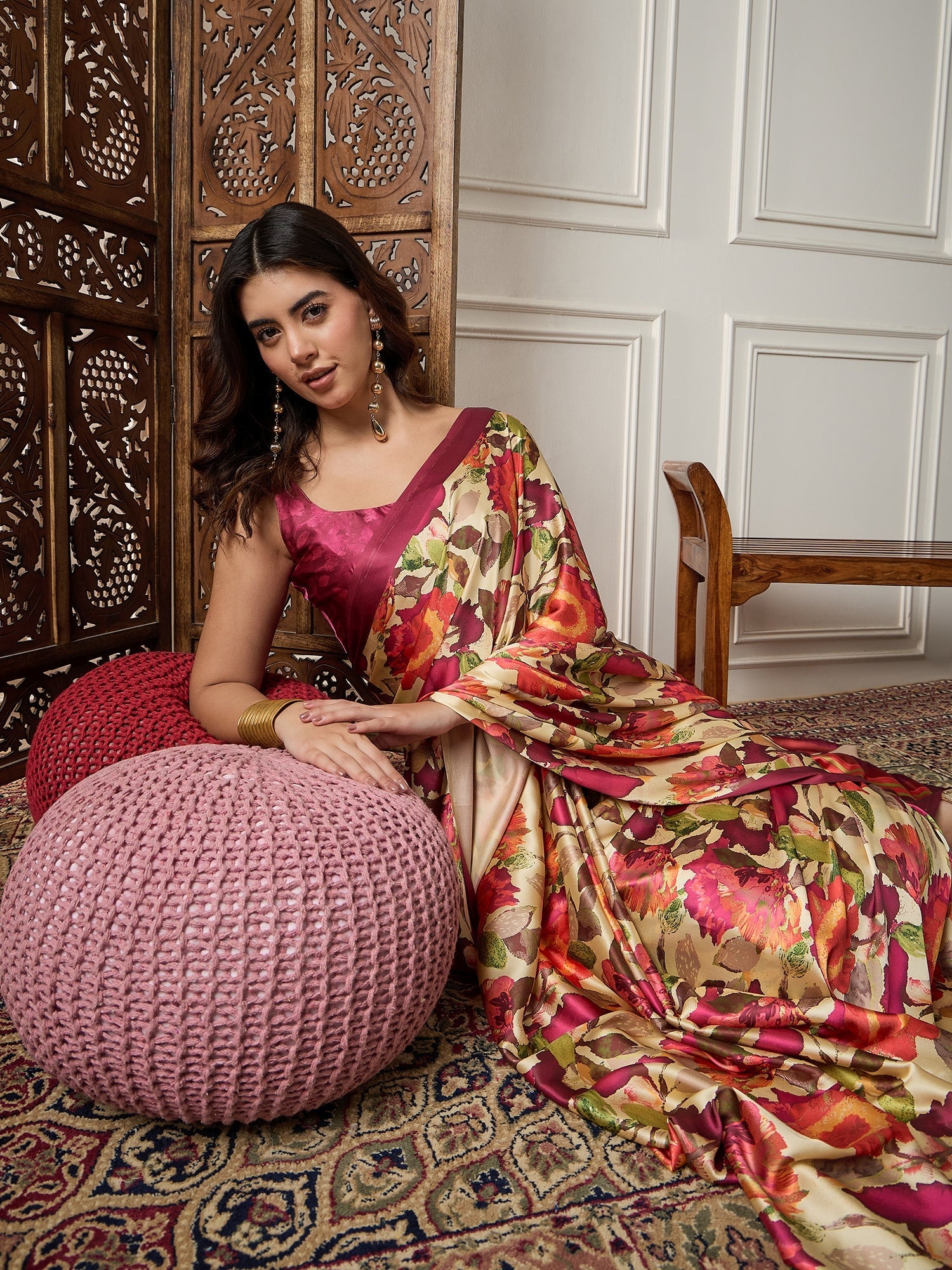 Embroidered Georgette Saree - Ressa