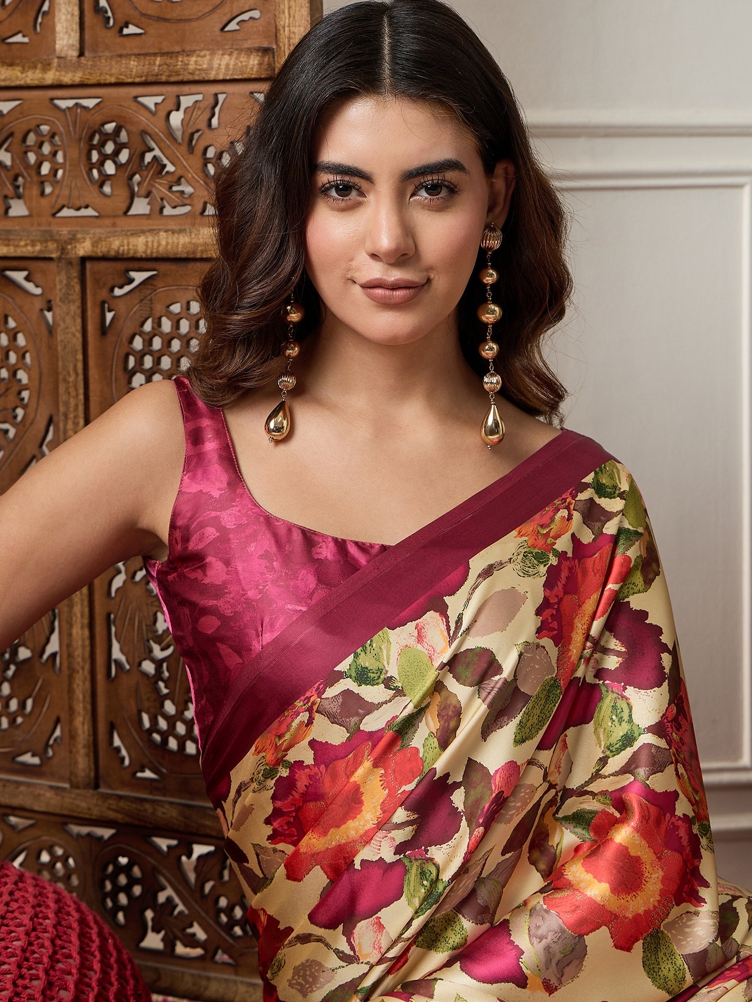 Embroidered Georgette Saree - Ressa