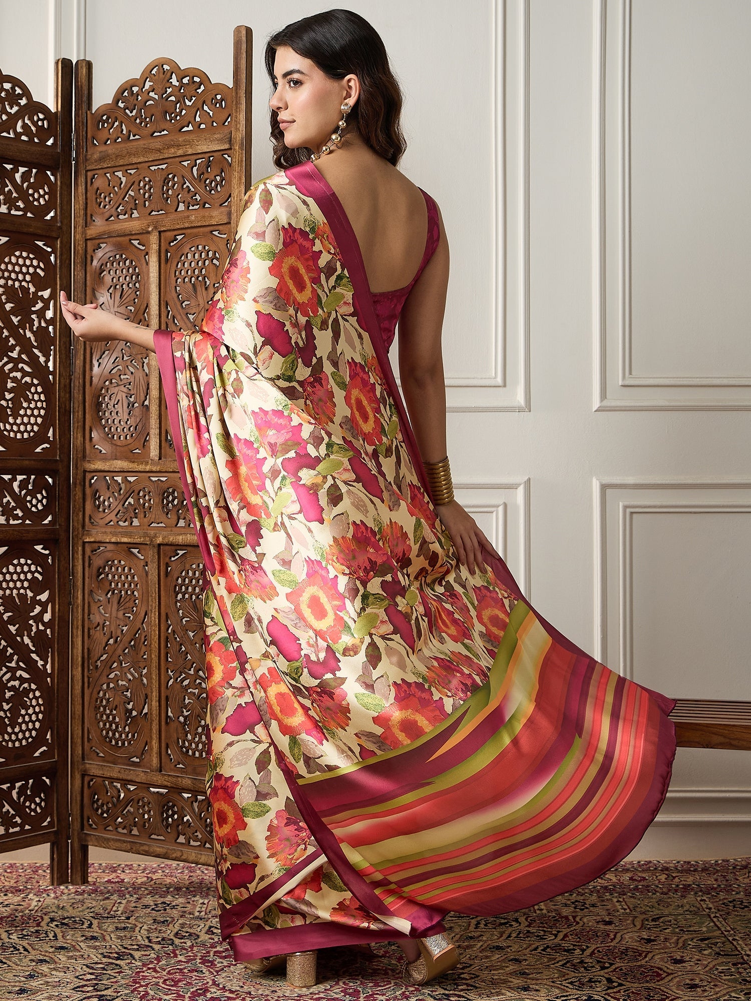 Embroidered Georgette Saree - Ressa