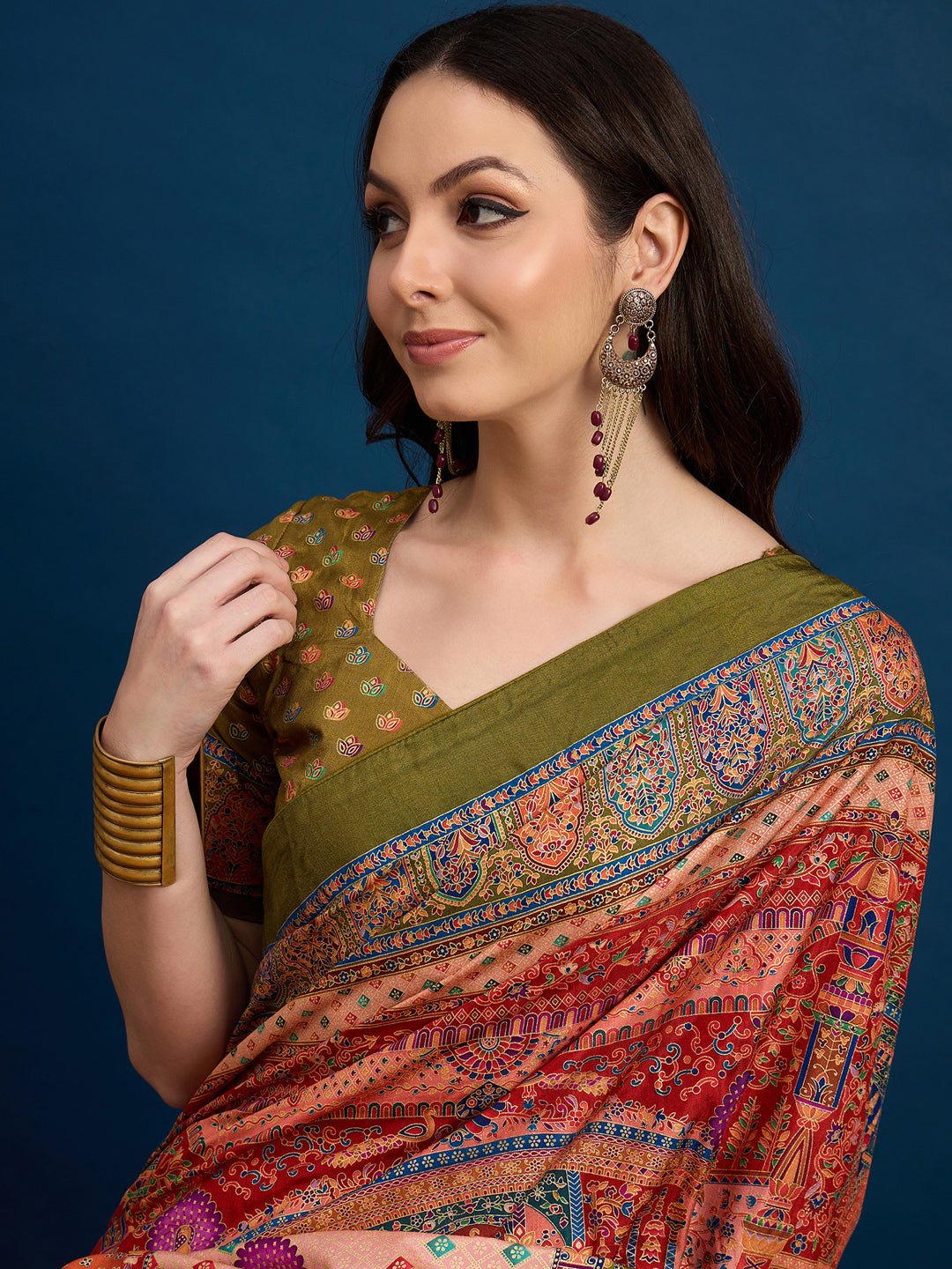 Ethnic Motifs Banarasi Saree - Ressa