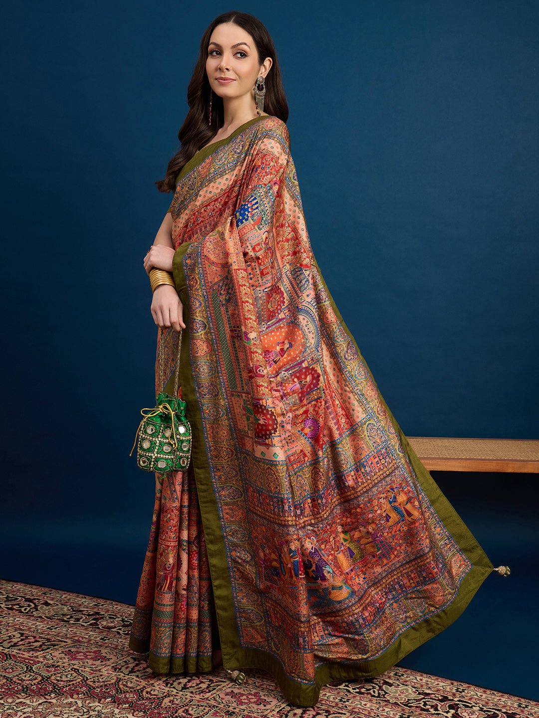 Ethnic Motifs Banarasi Saree - Ressa