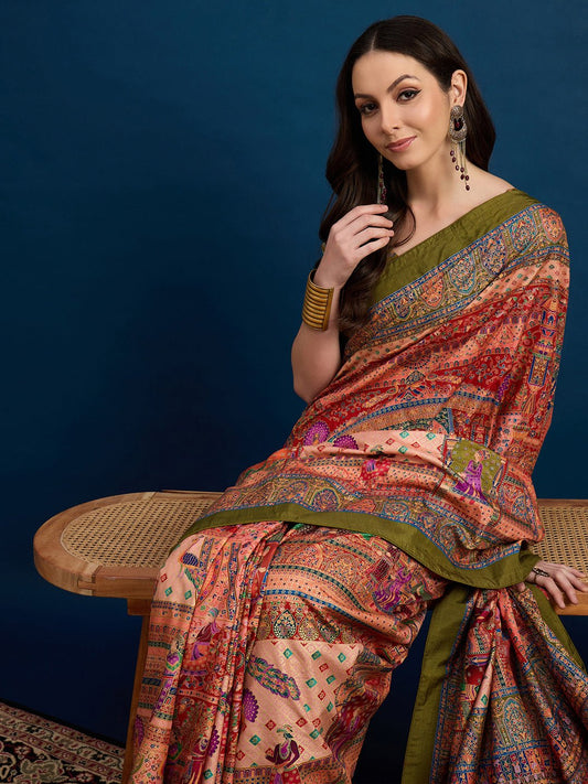 Ethnic Motifs Banarasi Saree - Ressa