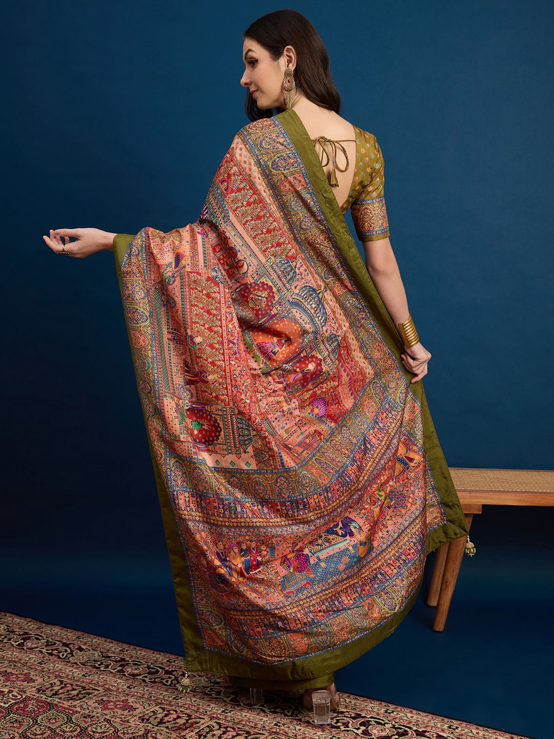 Ethnic Motifs Banarasi Saree - Ressa