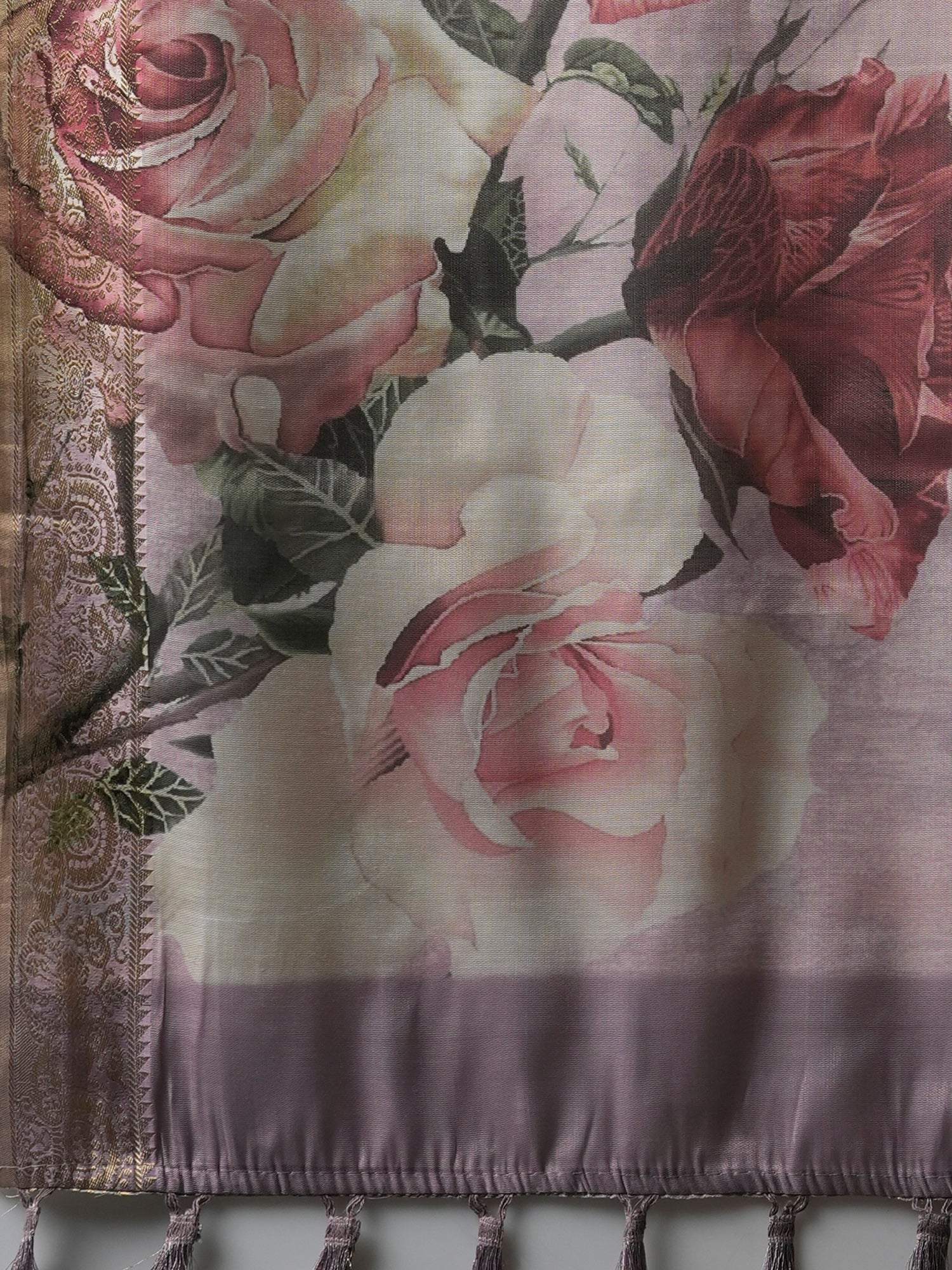 Floral Digital Print Kanjivaram Silk Saree - Ressa