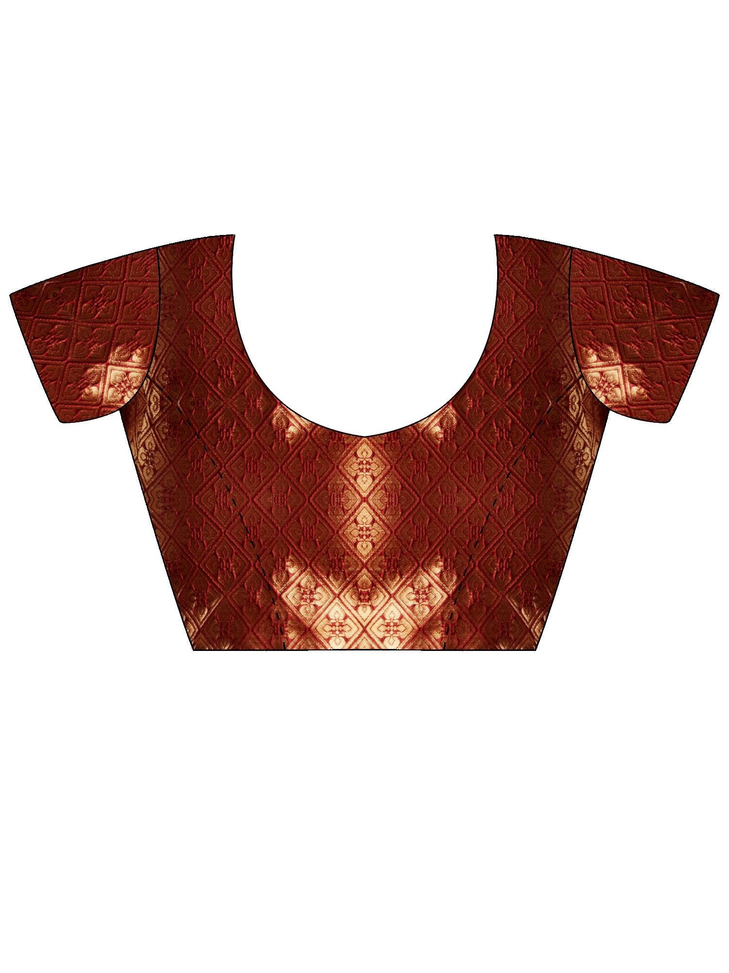 Gold Banarasi Silk Heritage Zari Weave Saree - Ressa