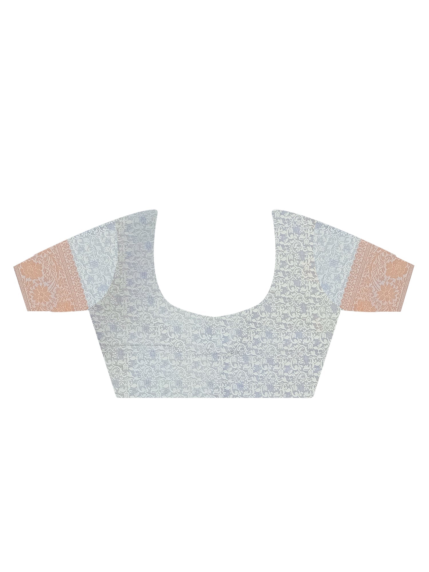 Grey Banarasi Silk Blend - Ressa