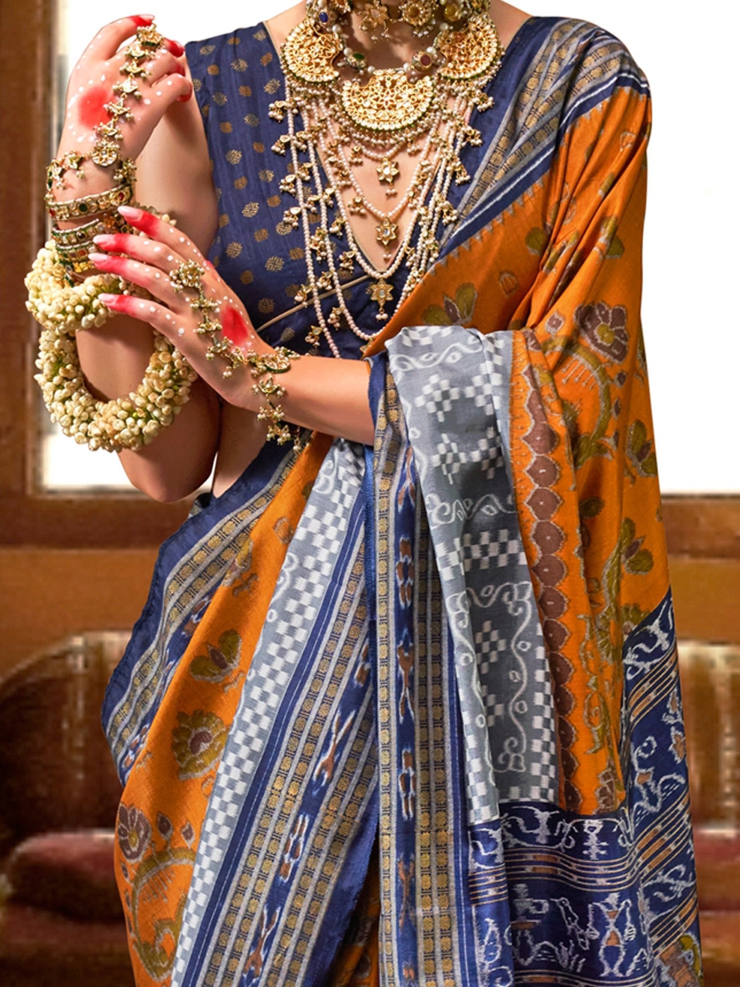 Handloom Patola Silk Saree - Ressa