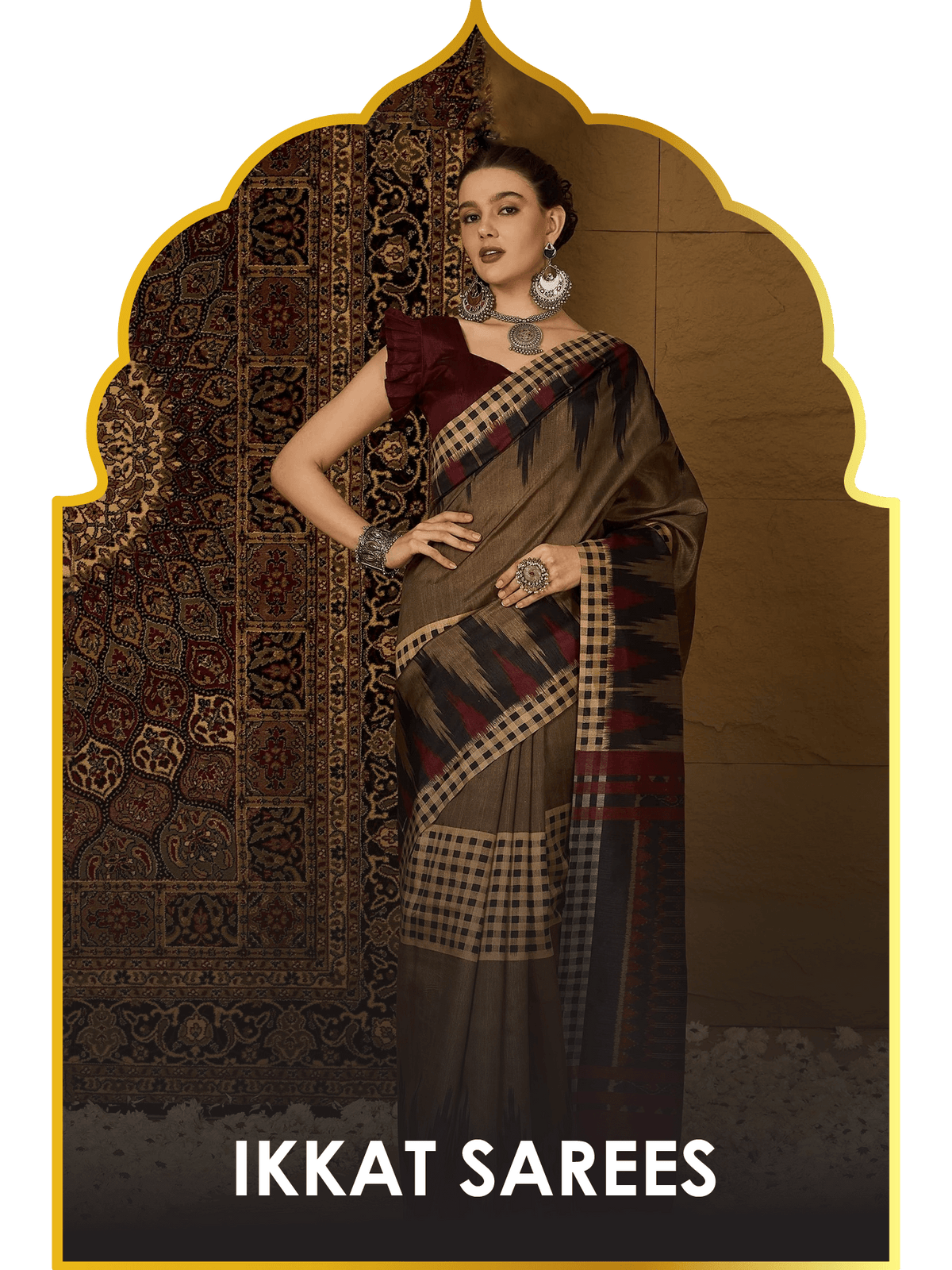 Ikkat Sarees : Handwoven Styles