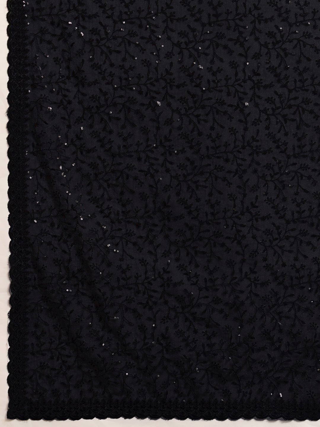 Black Tissue Party Wear Saree - Ressa