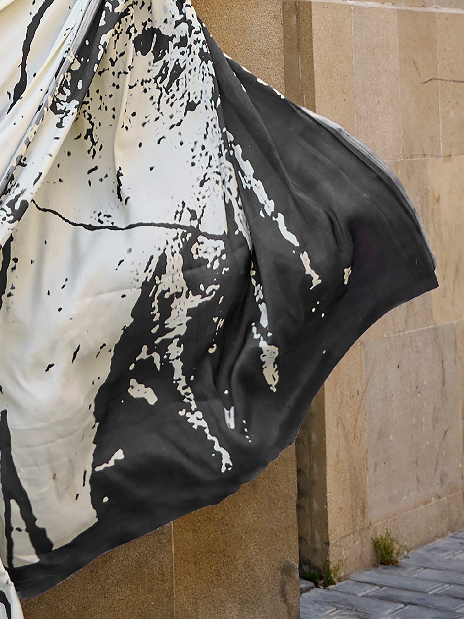Off White Party Wear Saree - Ressa