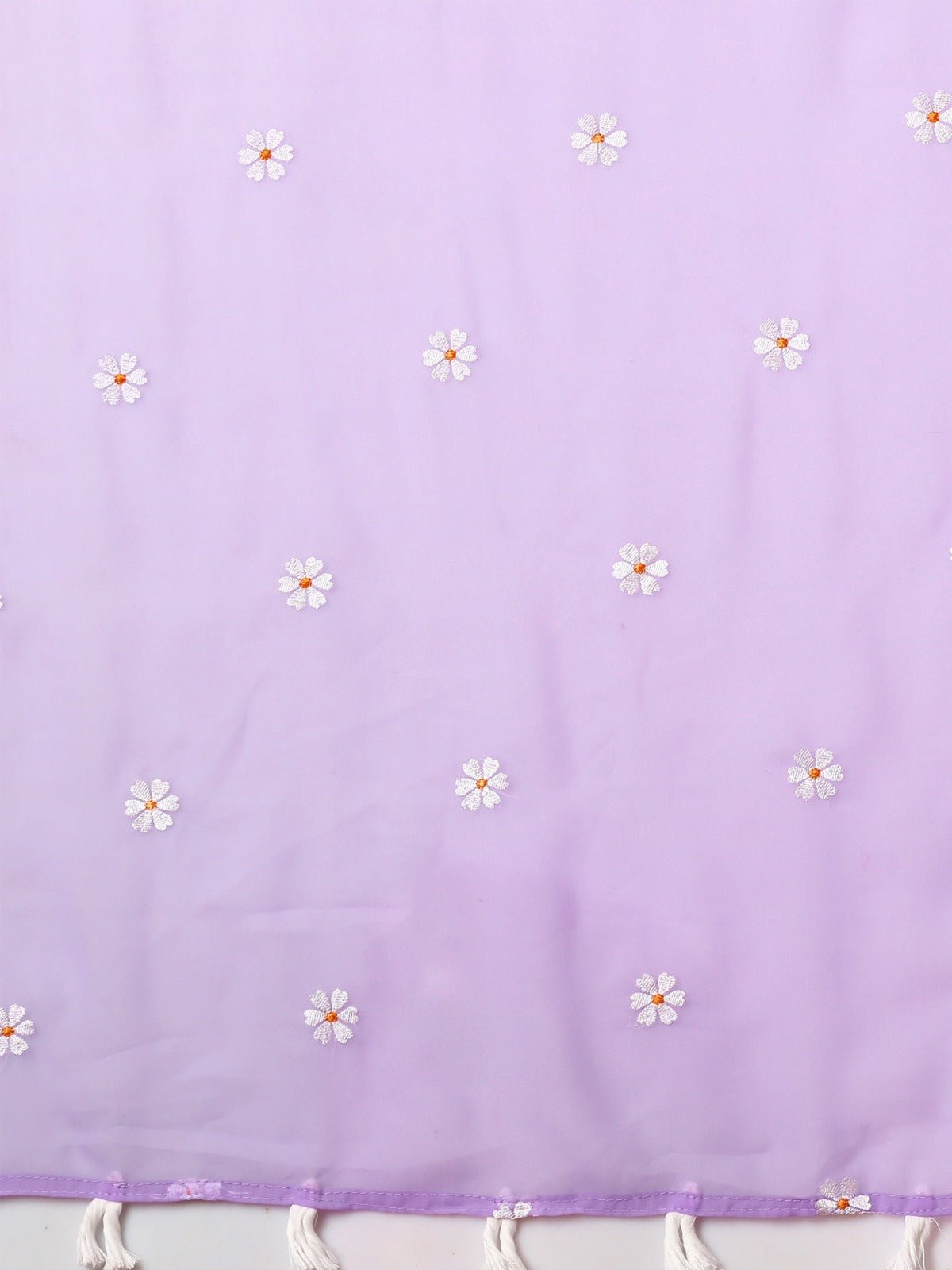 Lavender Georgette Saree - Ressa