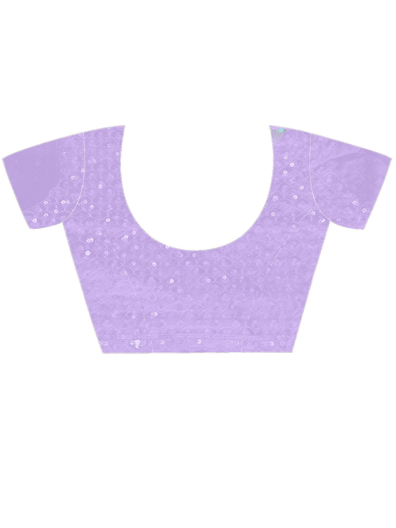 Lilac Georgette Sequin saree - Ressa