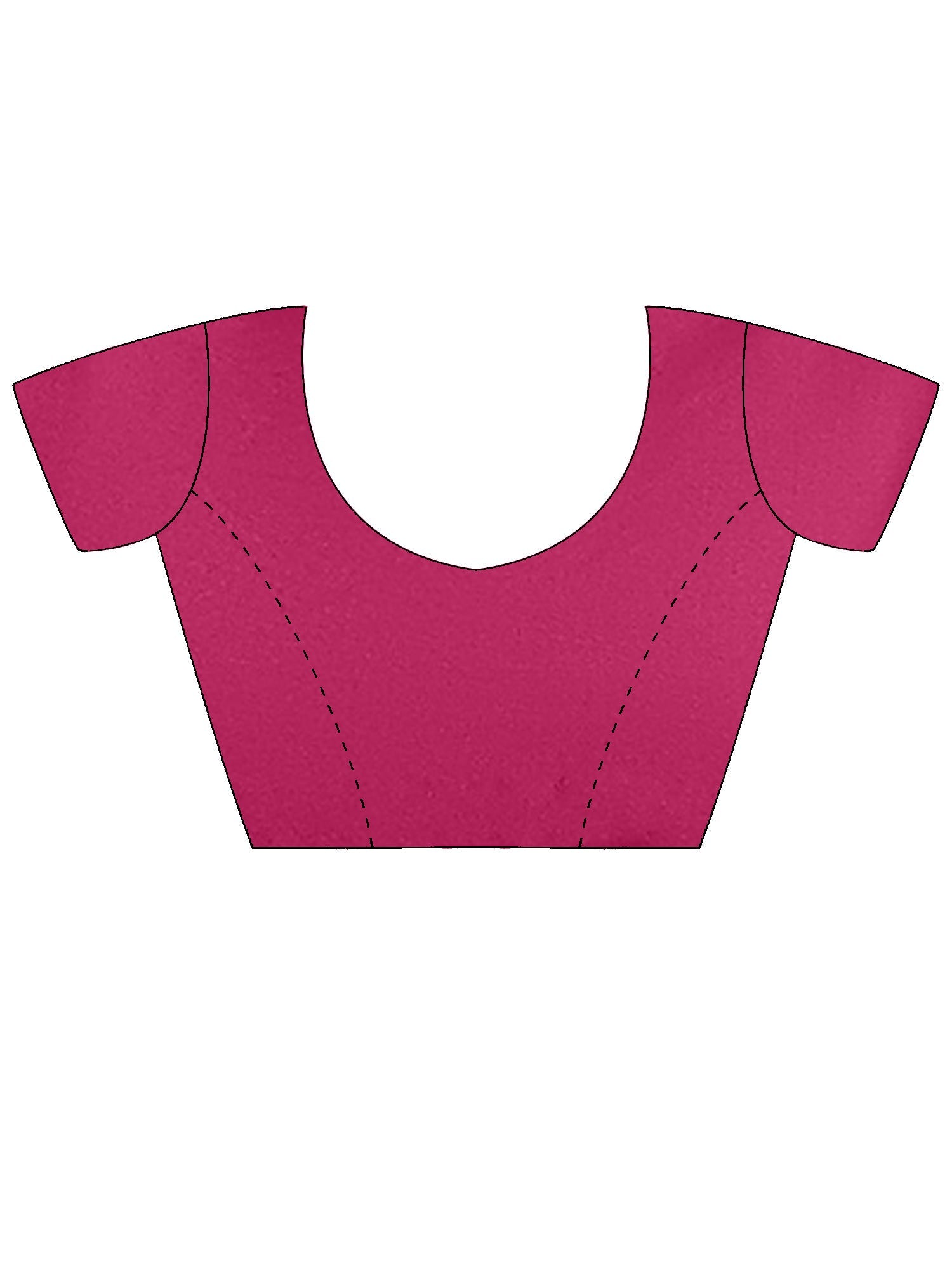 Magenta Banarasi Silk Heritage Zari Weaving - Ressa