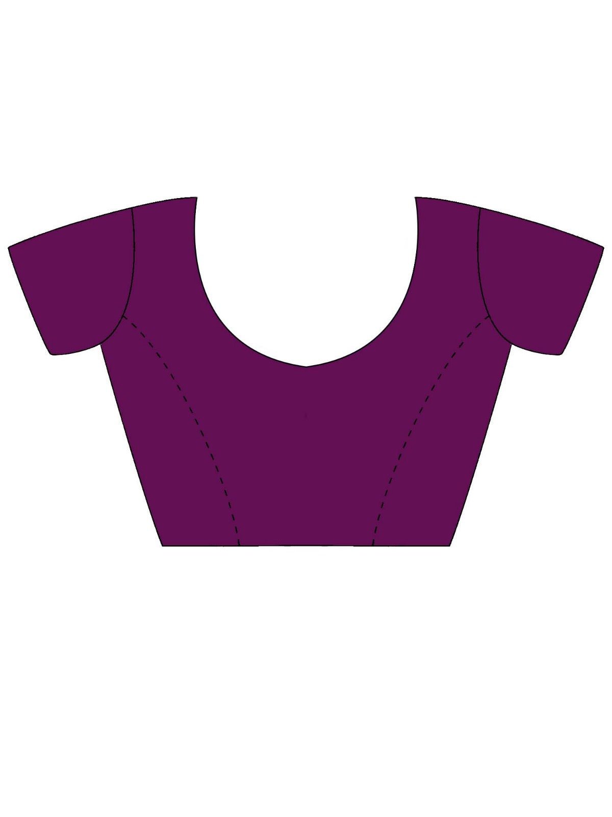 Magenta Purple Chiffon Saree - Ressa