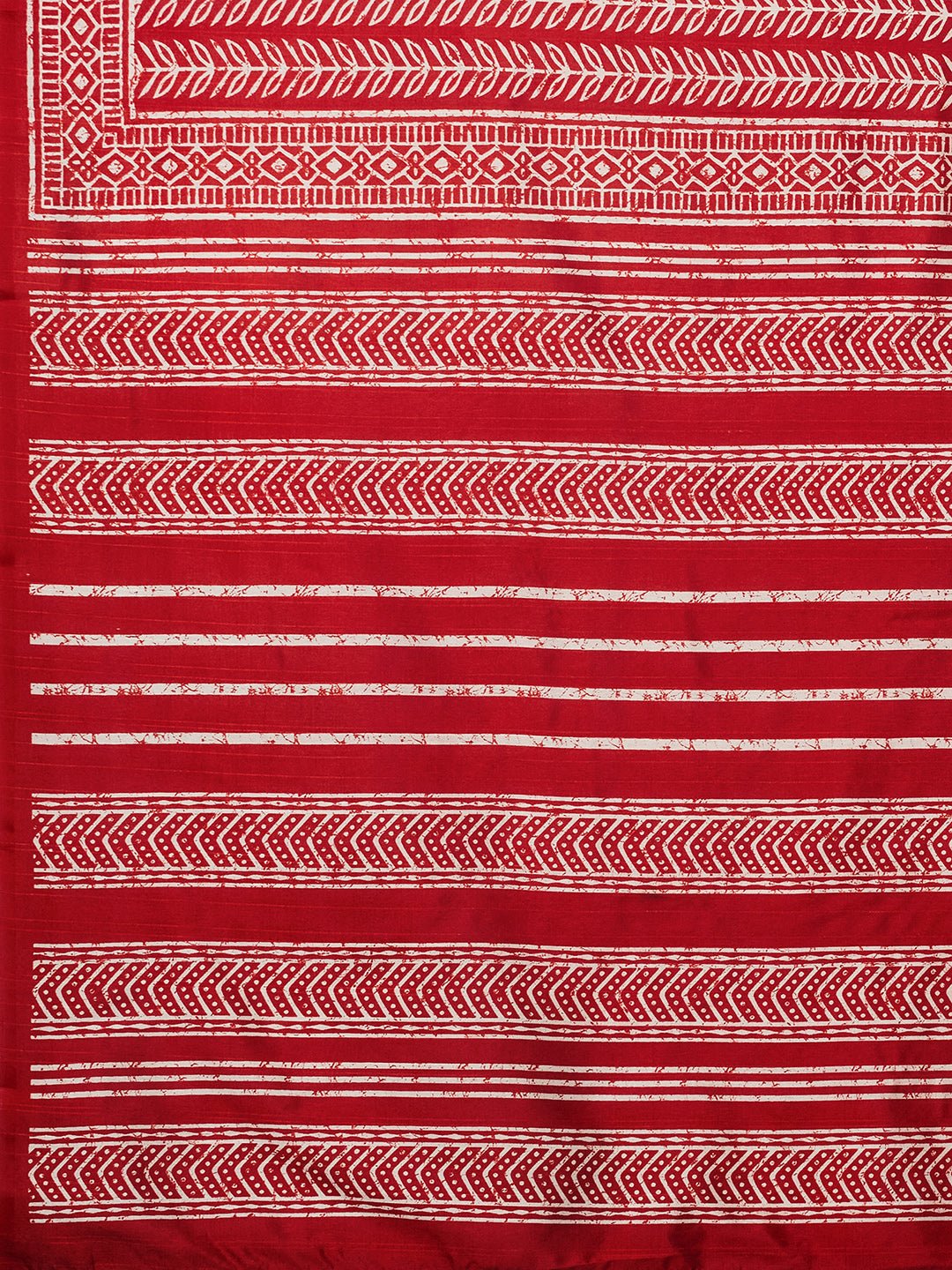 Maroon Bhagalpuri Silk Batik Printed Saree - Ressa