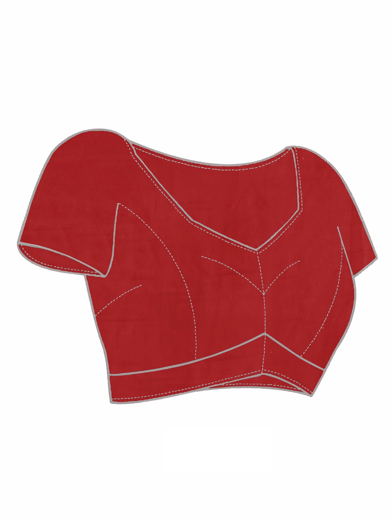 Maroon Cream Silk Patola Saree - Ressa