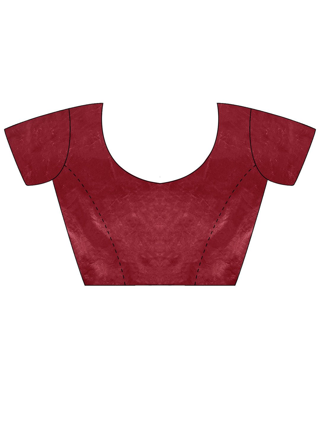 Maroon Satin Emblished Party Wear Saree - Ressa