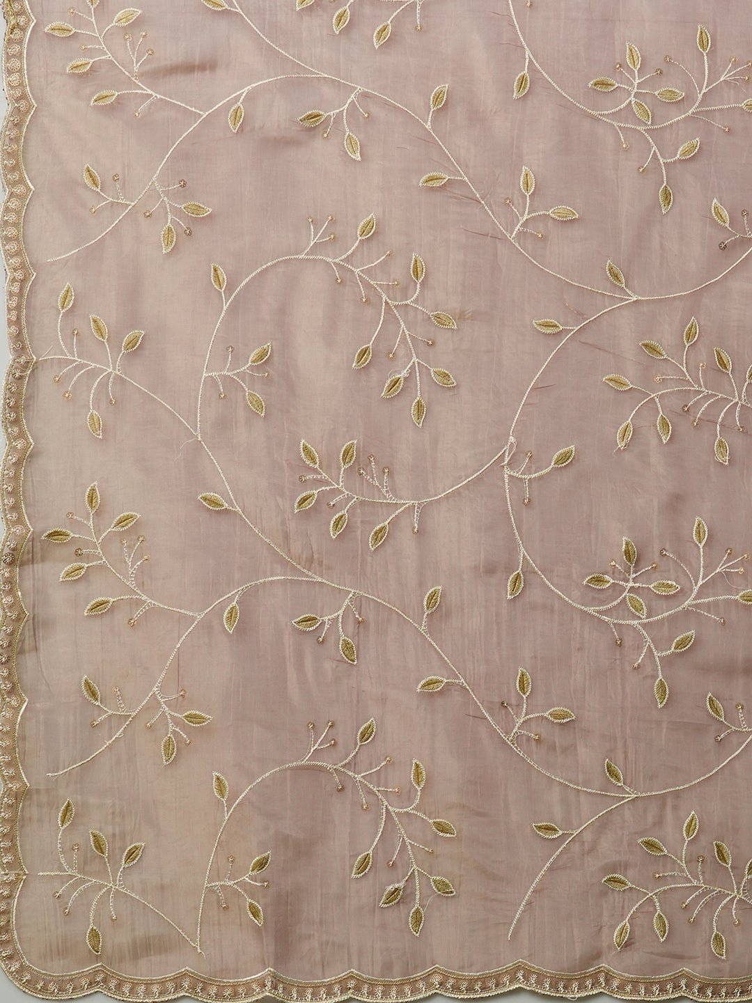 Metalic Grey Tissue Modern Saree - Ressa