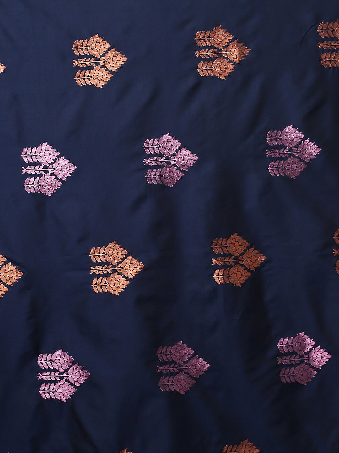 Midnight Navy banarasi Silk saree - Ressa