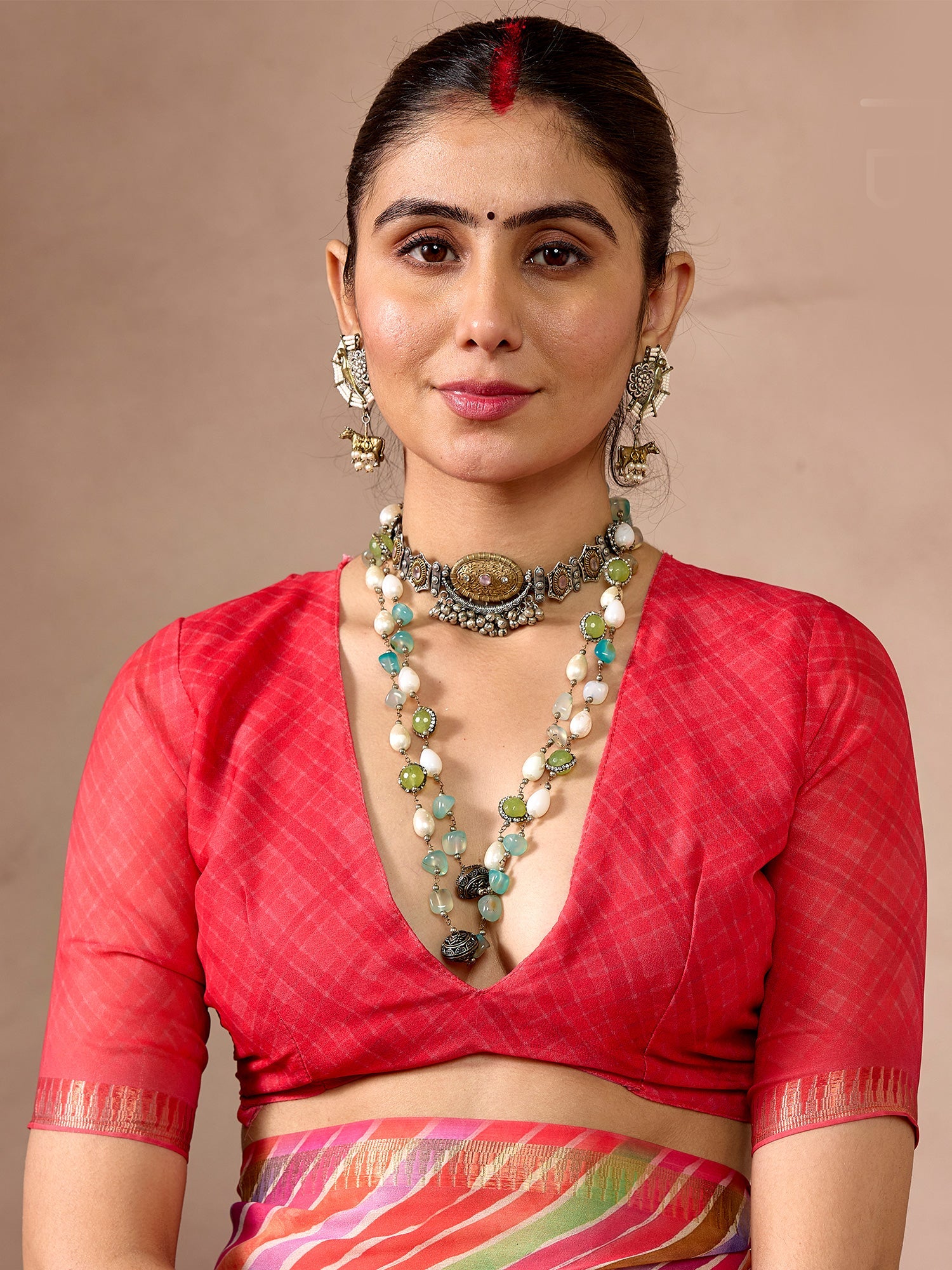 Multicolour Georgette Saree - Ressa