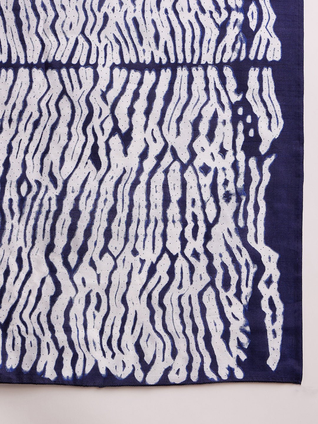 Navy Blue Tie Dye Printed Saree - Ressa