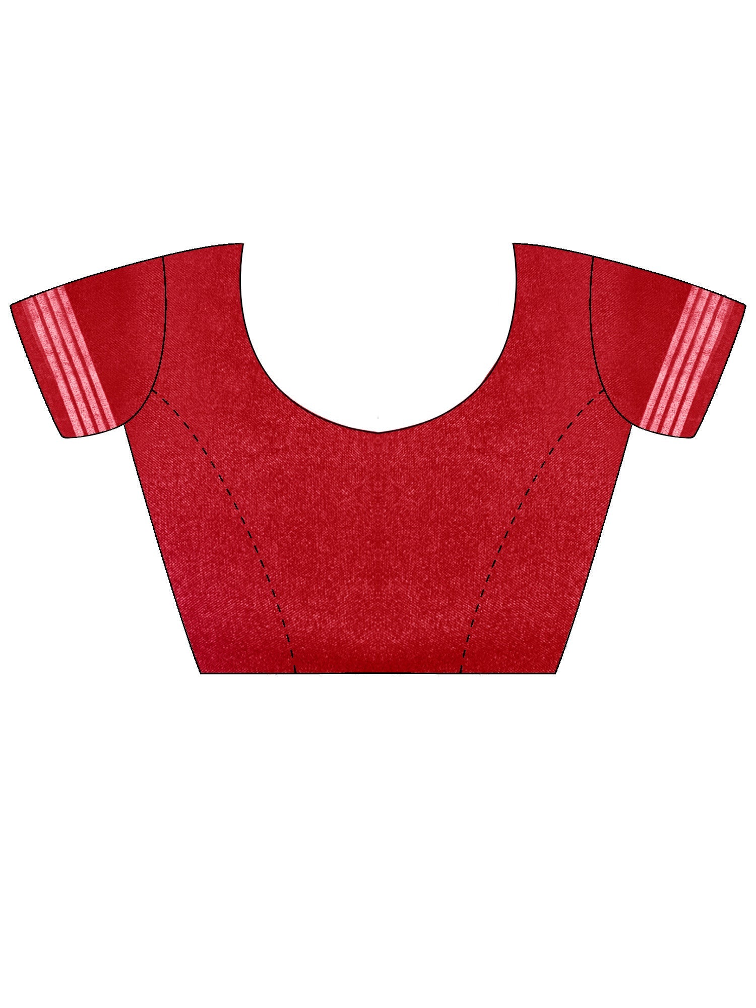 Off-White and Red Patola Saree - Ressa