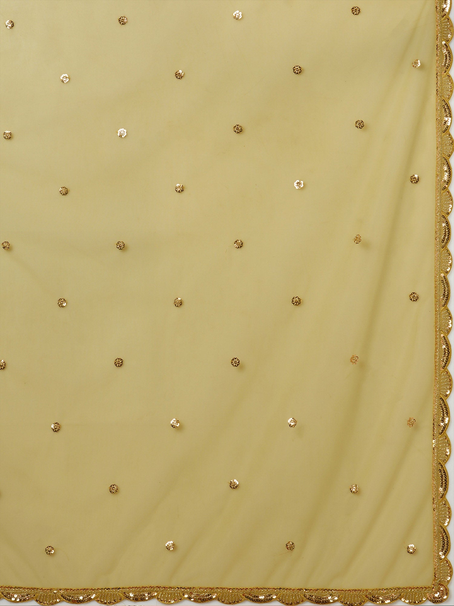 Olive Green Tissue Silk Saree - Ressa