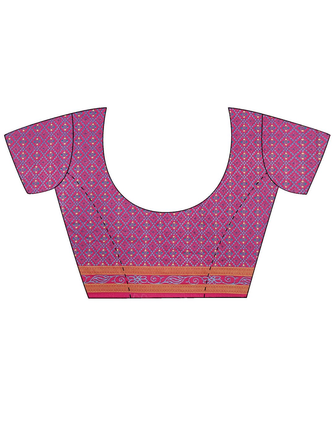 Patol Print Silk Traditional Border Saree - Ressa