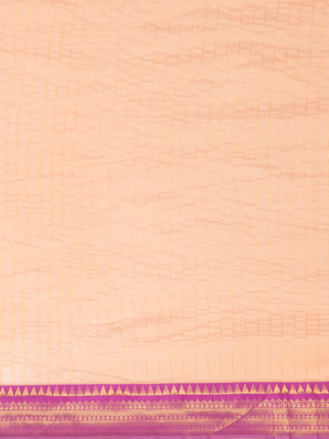 Peach Kanjivaram Silk Saree - Ressa