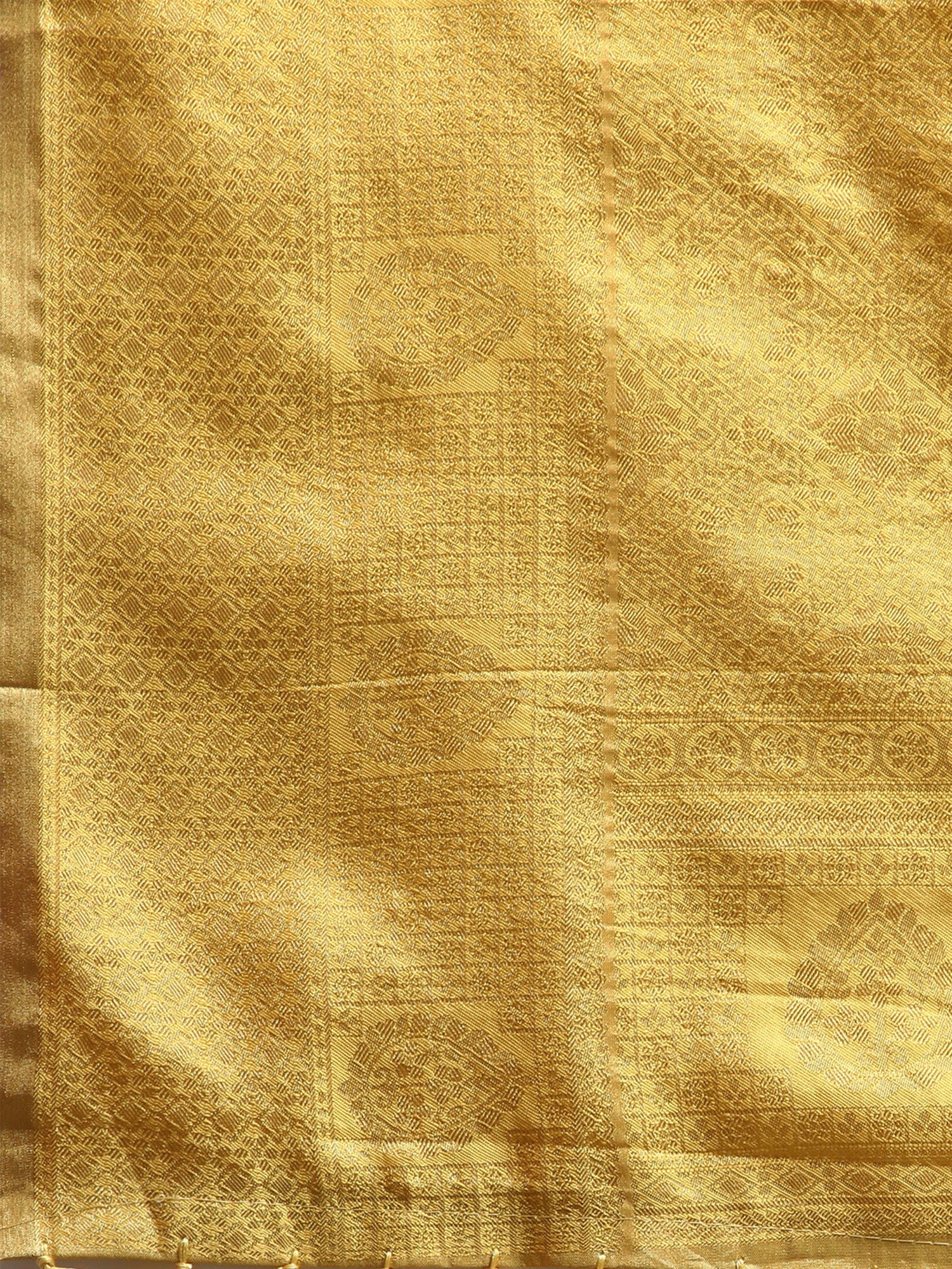 Pink and Yellow Banarasi Silk Blend saree - Ressa