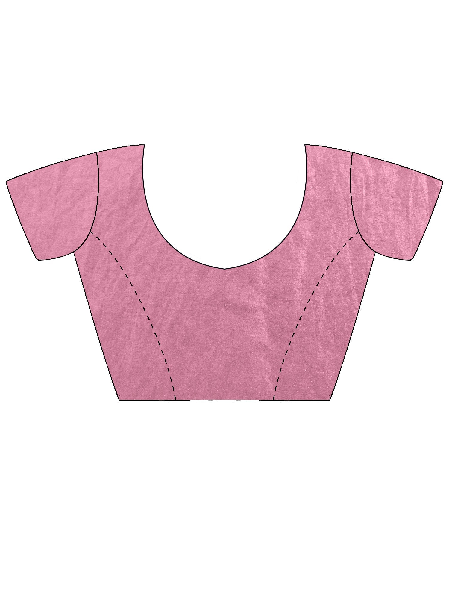 Pink Paper Silk Saree - Ressa