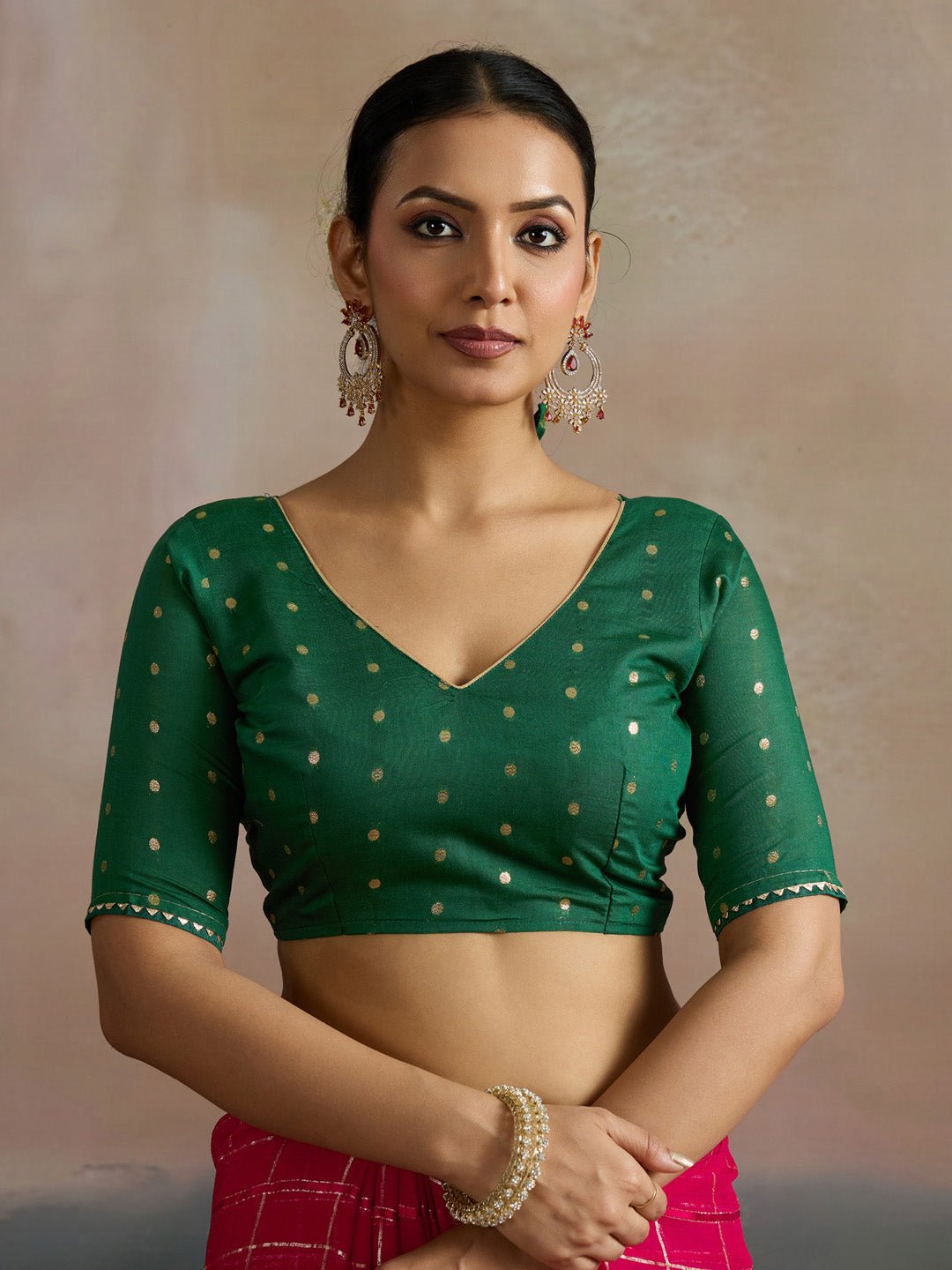 Pink Viscose Silk Zari Woven Saree - Ressa