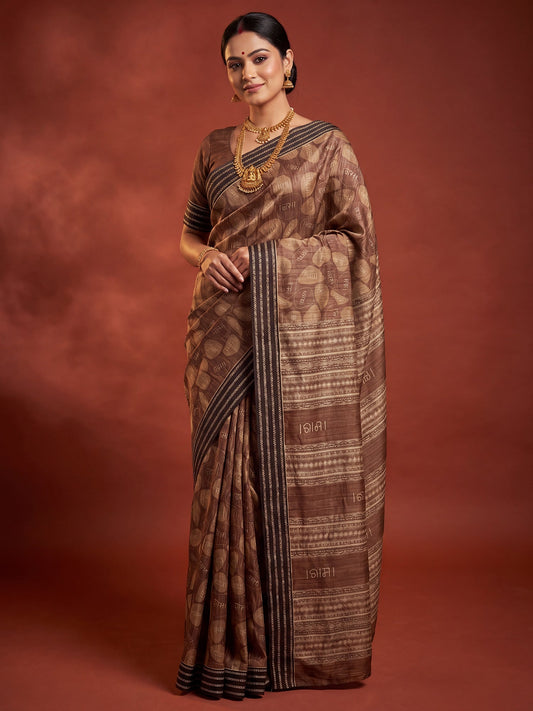 Premium Cotton&nbsp;Saree with Zari Stripes - Ressa