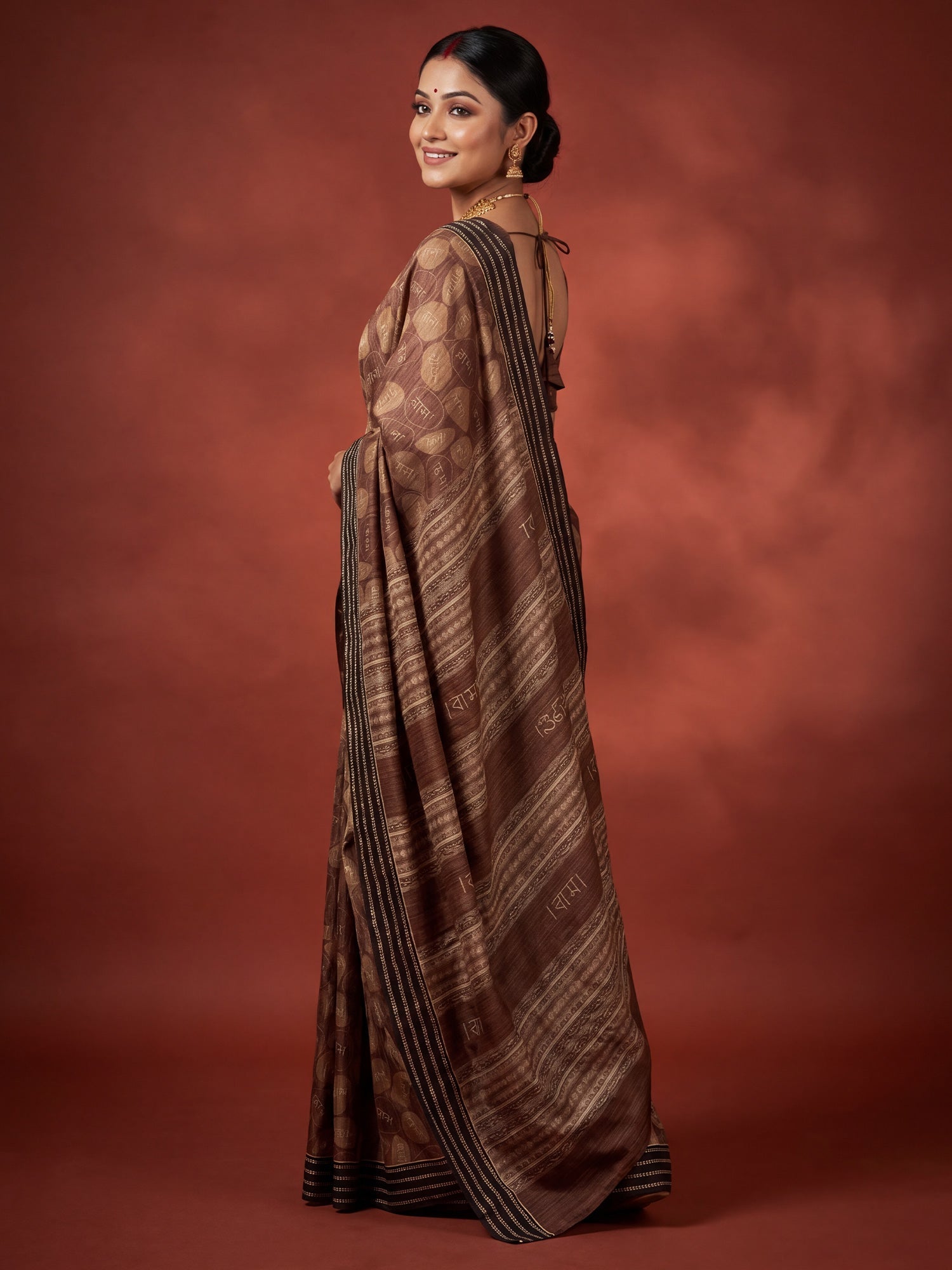 Premium Cotton&nbsp;Saree with Zari Stripes - Ressa