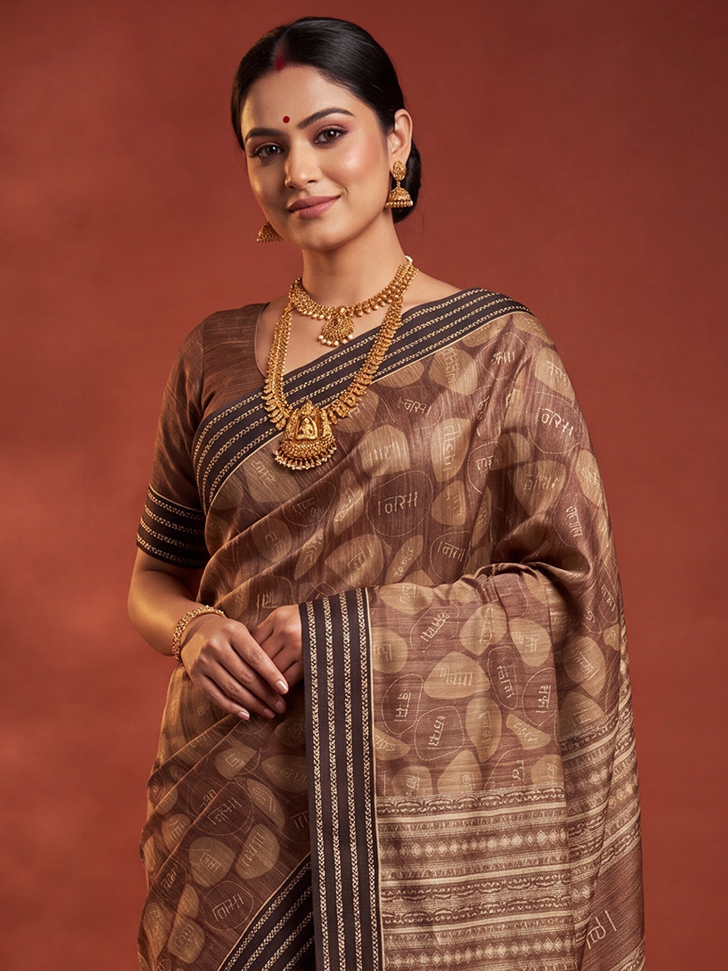 Premium Cotton&nbsp;Saree with Zari Stripes - Ressa