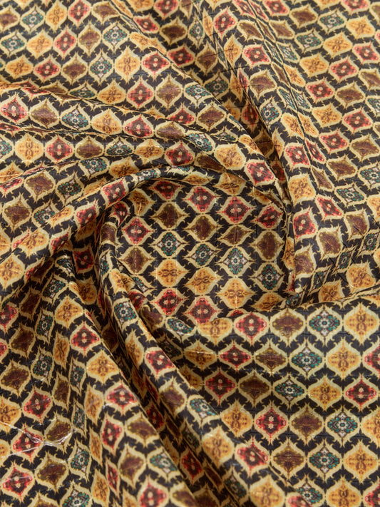 Multicoloured Lycra Unstiched Blouse Design - Ressa