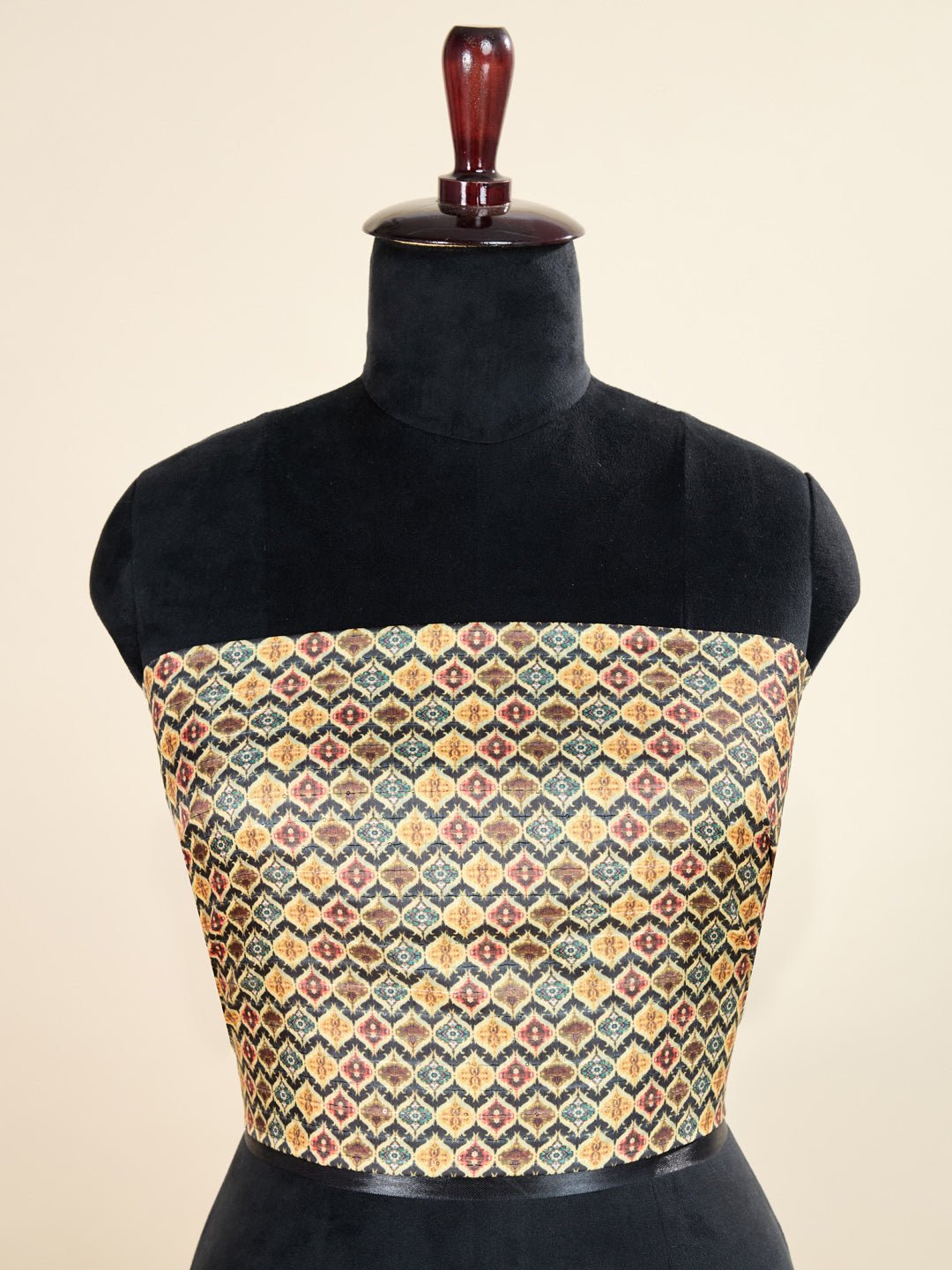 Multicoloured Lycra Unstiched Blouse Design - Ressa